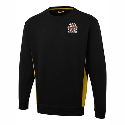 Vespa Two Tone Sweatshirt  -  Black & Yellow