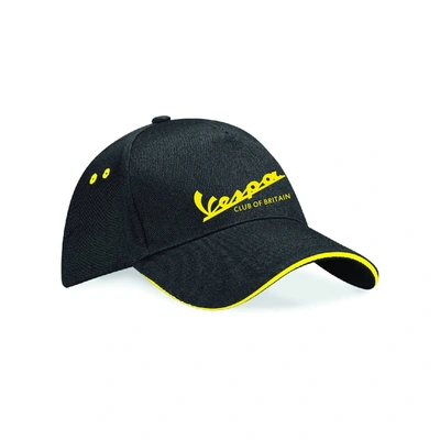 Black With Yellow Cap  -  Contrast Colour