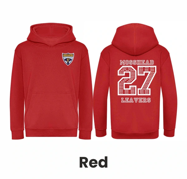  Mosshead Sustainable Hoodie 2027 Visual  -  Red