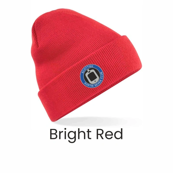  Sa7 Beanie  -  Bright Red