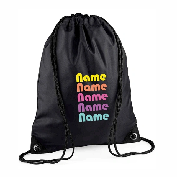  Star Steppers Gym Sac Back With Optional Name