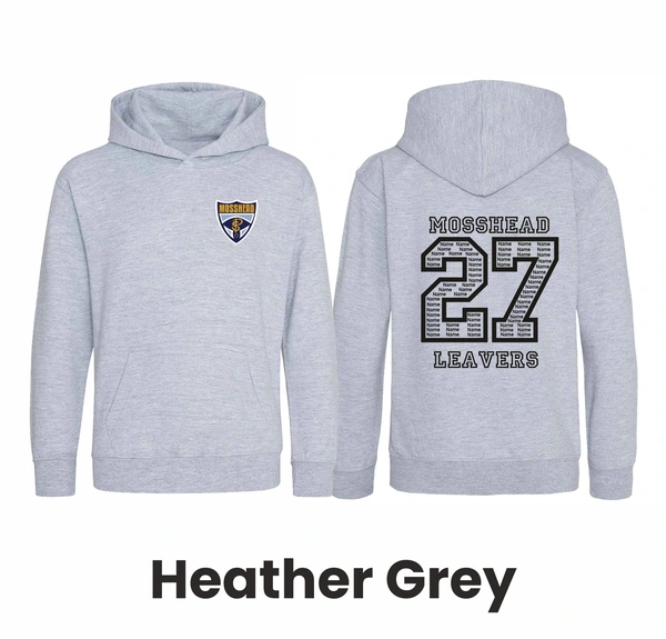  Mosshead Sustainable Hoodie 2027 Visual  -  Heather Grey