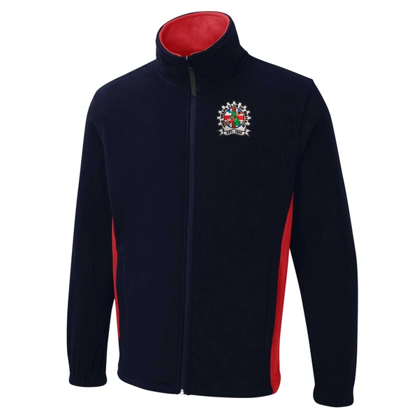  Vespa Two Tone Fleece  -  Navy & Red
