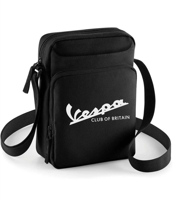  Aross Body Bag  -  Italic Vcb Logo In White