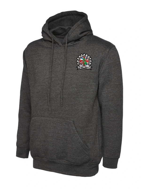  Vespa Club Of Britain  -  Charcoal Pull Over Hoodie