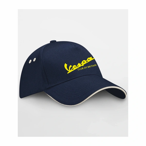  French Navy With White Cap  -  Contrast Colour