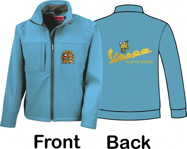  Vespa Club Of Britain  -  Azure Softshell Jacket