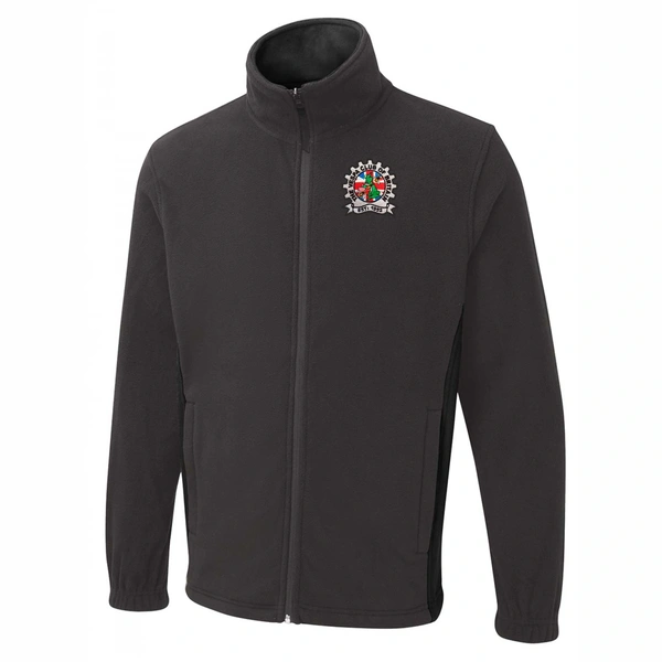  Vespa Two Tone Fleece  -  Charcoal & Black