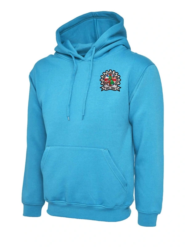  Vespa Club Of Britain  -  Sapphire Blue Pull Over Hoodie