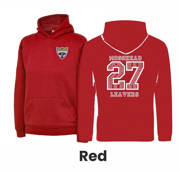  Mosshead Standard Hoodie 2027 Visual  -  Red