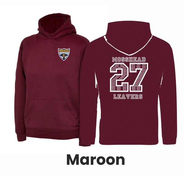  Mosshead Standard Hoodie 2027 Visual  -  Maroon