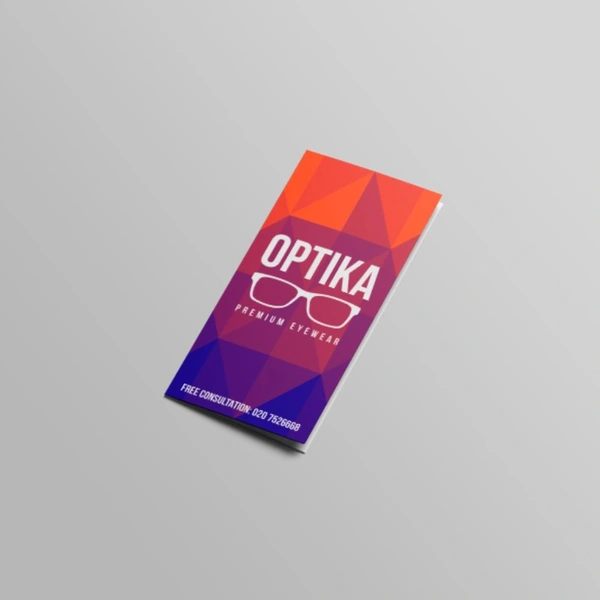 Folded Flyers Leaflets Tri Fold