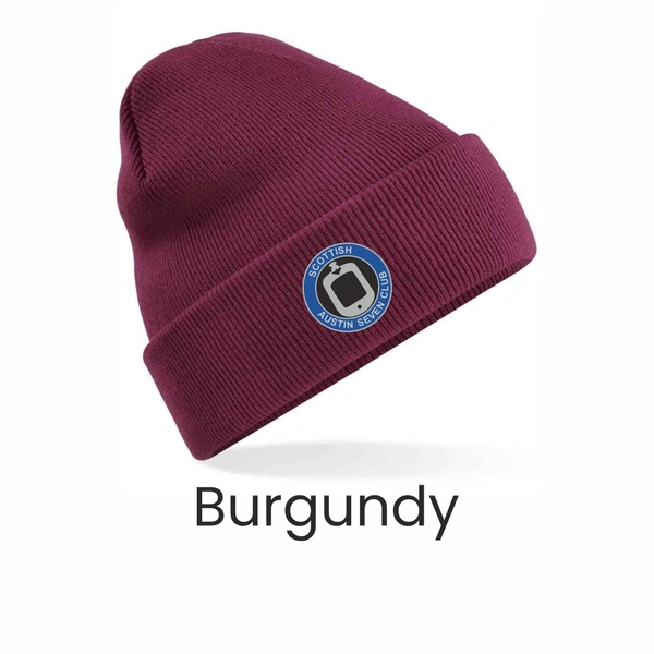  Sa7 Beanie  -  Burgundy