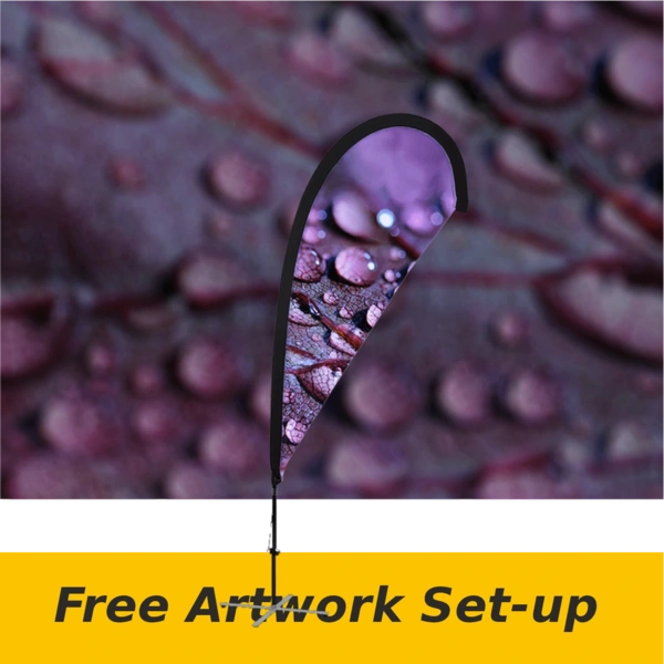  Free Artwork  -  Teardrop Flag