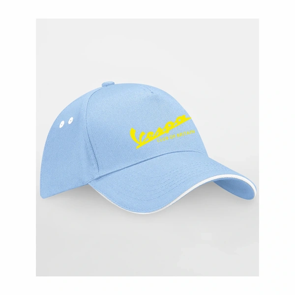  Sky Blue With White Cap  -  Contrast Colour