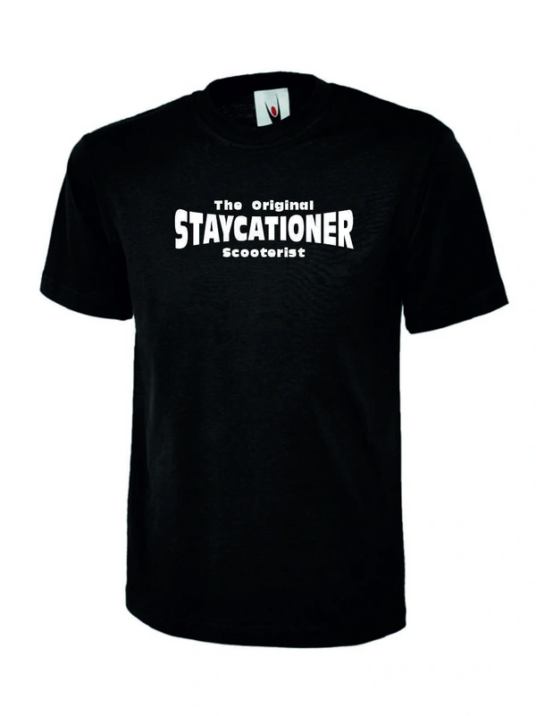  Staycationer T - Shirt Chest Print