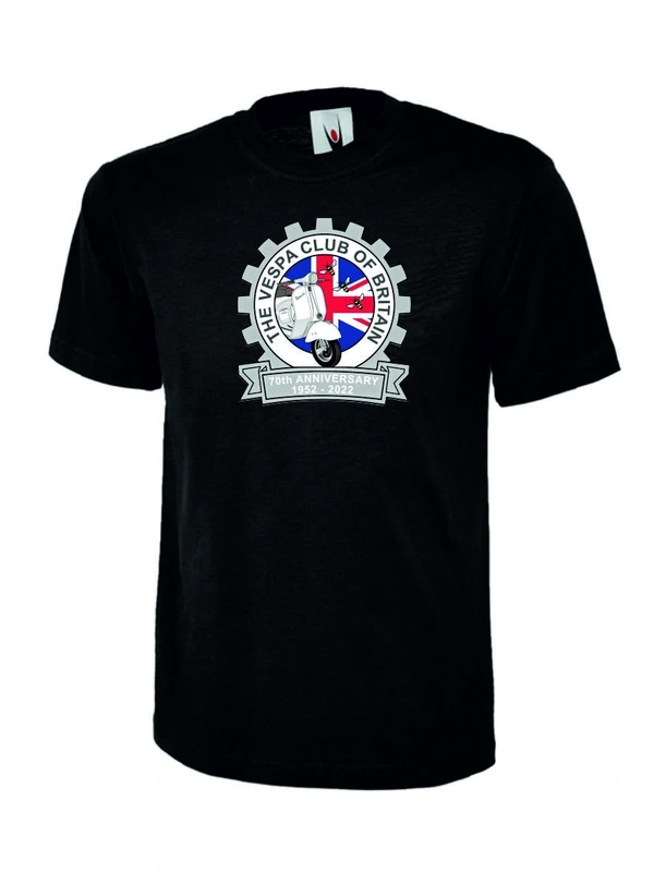  70th T - Shirt With Chest Print