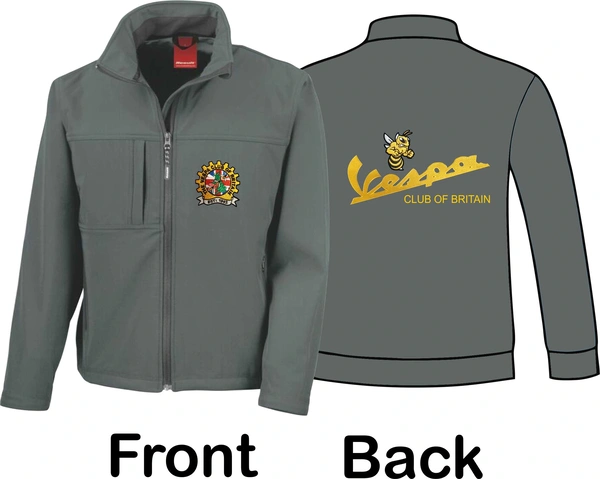  Vespa Club Of Britain  -  Grey Softshell Jacket