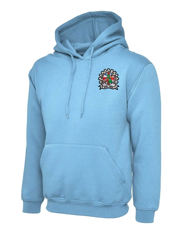  Vespa Club Of Britain  -  Sky Blue Pull Over Hoodie