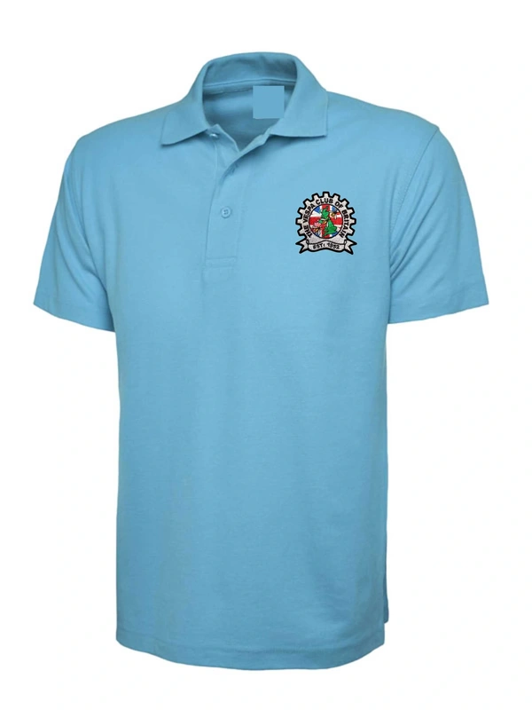  Vespa Club Of Britain  -  Sky Blue Polo Shirt