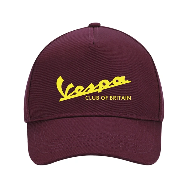  Vespa Club Of Britain  -  Burgundy Cap